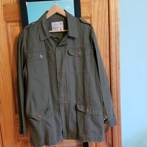Seven 7 3 quarter jacket military green